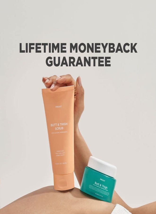 Proot غسول تقشير المؤخرة | مقشر الجسم للمؤخرة لعلاج حب الشباب، الشعر الناشئ، منطقة البيكيني ونتوءات الحلاقة | مقشر المؤخرة لجميع أنواع البشرة | غسول تقشير المؤخرة لعلاج حب الشباب ونتوءات الحلاقة | مقشر حب الشباب للمؤخرة - Image 4