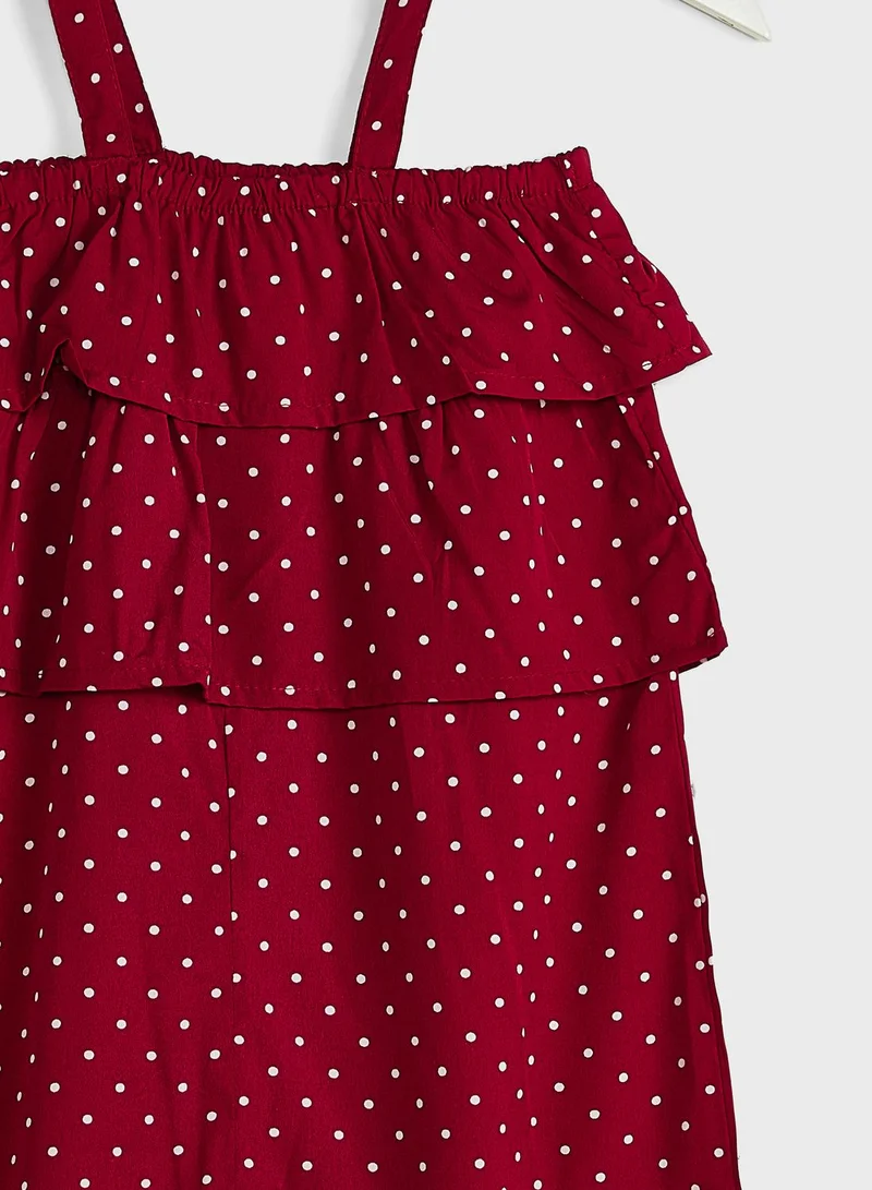 Pinata Girls Spotted Jumpsuit