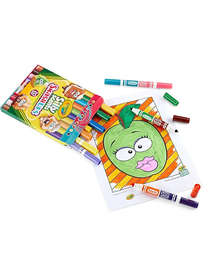 Crayola 10 Ct Silly Scents Smash Ups Broad Line Dual Ended Washable Markers - Image 5
