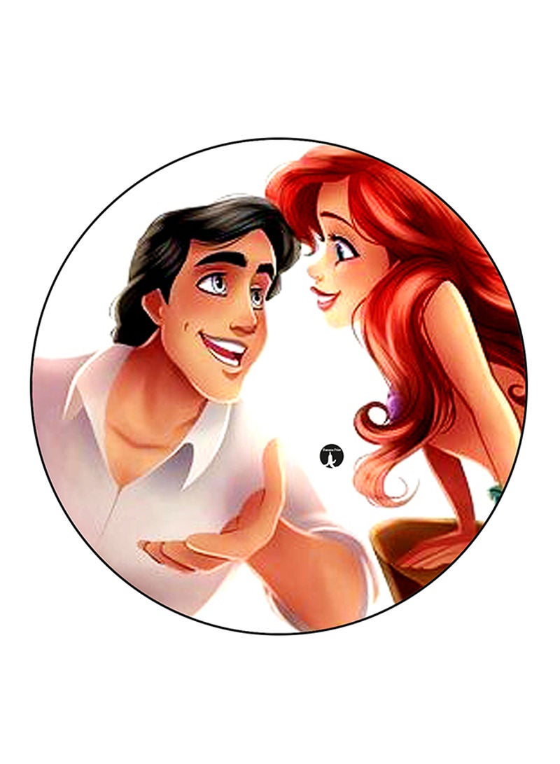 RKN Disney Printed Mouse Pad  Round  Multicolour