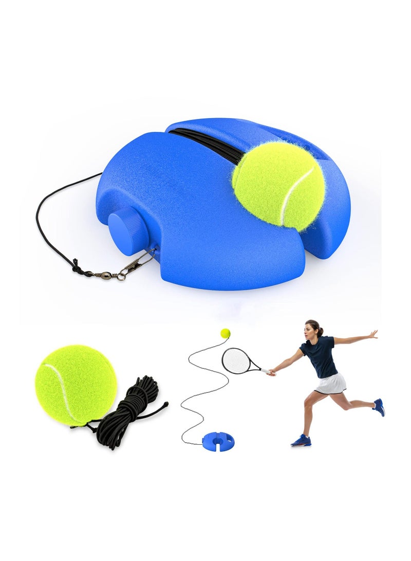 Generic Tennis Trainer Rebound Ball, with String Balls, Solo Tennis Training Equipment, for Self-Pracitce, Portable Tennis Training Tool, Tennis Rebounder Kit, Suitable for Beginners Sport Exercise  - Image 1