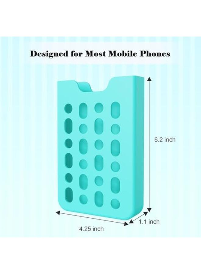 erorex Phone Holder Fit For Bogg Bag Universal Lightweight Durable Insert Case Phone Case Holder Accessories Soft Silicone Phone Accessories Compatible With Tote Bag Blue  - Image 2