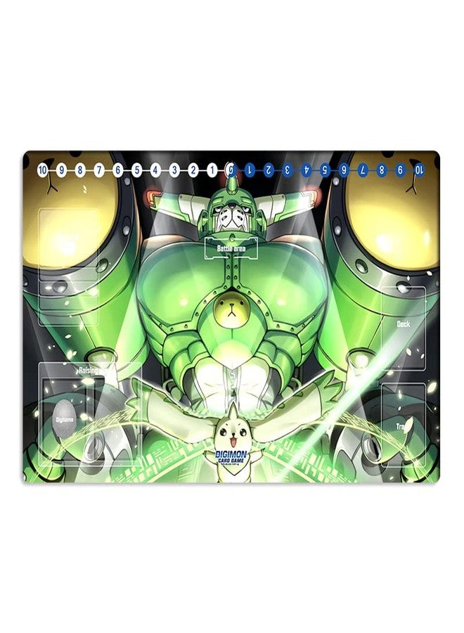 Mlikemat New DTCG Duel Playmat Digimon Board Terriermon Trading Card Game Mat Desk Pad + Free Bag (ZD002-141-SM) - Image 2