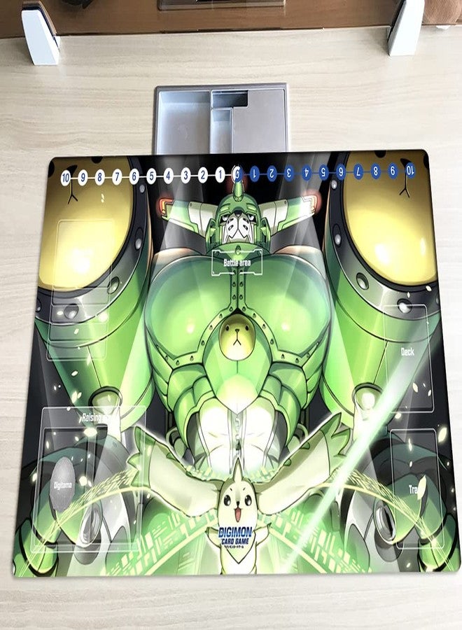 Mlikemat New DTCG Duel Playmat Digimon Board Terriermon Trading Card Game Mat Desk Pad + Free Bag (ZD002-141-SM) - Image 3