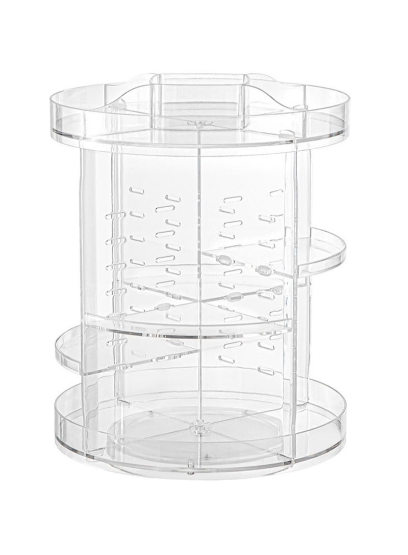 Cosmetics Storage Box High-End Rotating Skin Care Rack Dressing Table Desktop Beauty Care Storage Box - Image 1