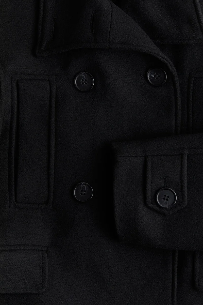 اتش اند ام جاكيت بياقة عالية