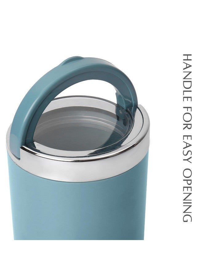 Jaypee Plus Classique 2-750 ml Storage Jar | Break Resistant Tea, Sugar & Coffee Container | Airtight Silicon Seal Lock Lid with Glossy Finish Set of 2- (Blue) - Image 5