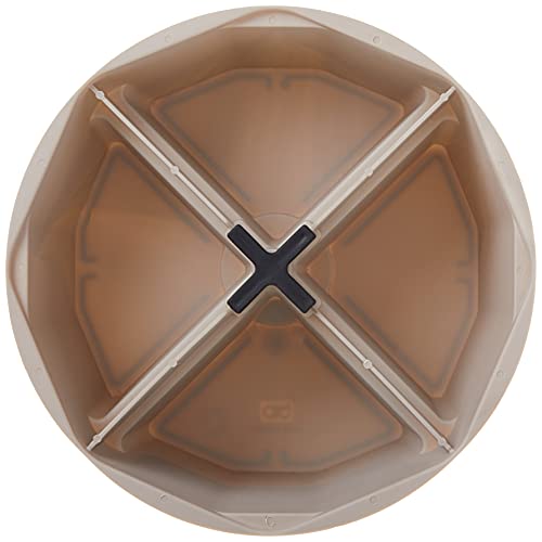 Custom Leathercraft1154 4-Inch High, Full-Round Bucket Tray,Cream White - Image 2