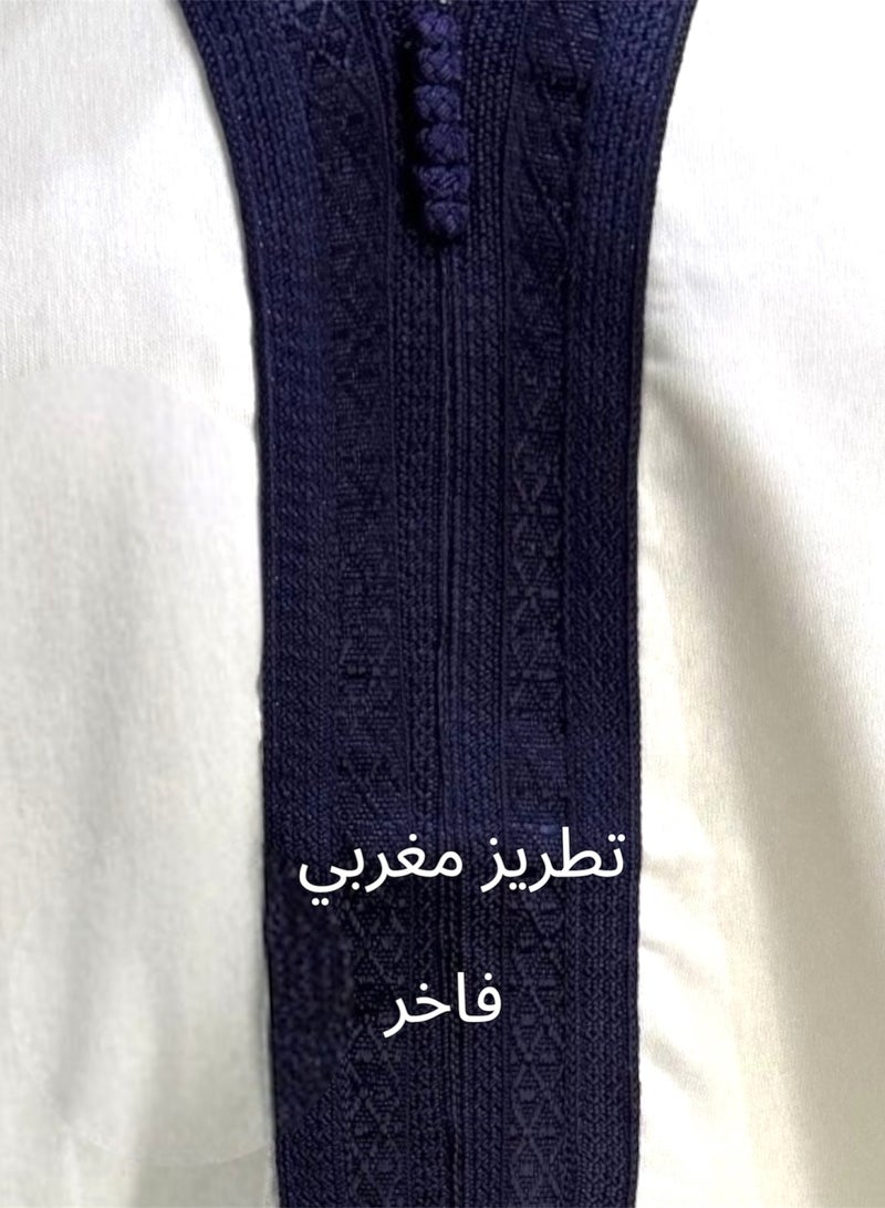 Men's Shirt, Nightgown, Moroccan Robe, Comfortable Men's Gifts Luxury Men's House Robe for Comfort Moroccan Shirt, Men's Summer Shirt, Short Sleeve Shirt, Men's Robe Comfortable Men's Gifts - Image 3