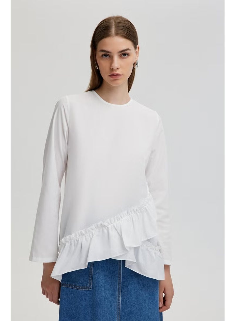 Touche Ruffle Detail Tunic - Image 2