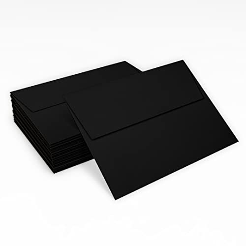 LUXPaper A7 Invitation Envelopes | Peel & Press | 5 1/4" x 7 1/4" | Midnight Black | 80lb. Text | 250 Qty - Image 5