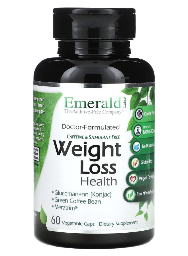Emerald Laboratories Weight Loss Health 60 Vegetable Caps