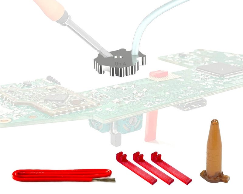 ElecGear Desoldering Heating Plate for Joystick â€“ Model UniA, Desolder Control Stick off Controller PCB with Soldering Iron, Repair Tool for Analog and Hall Joystick - Image 1
