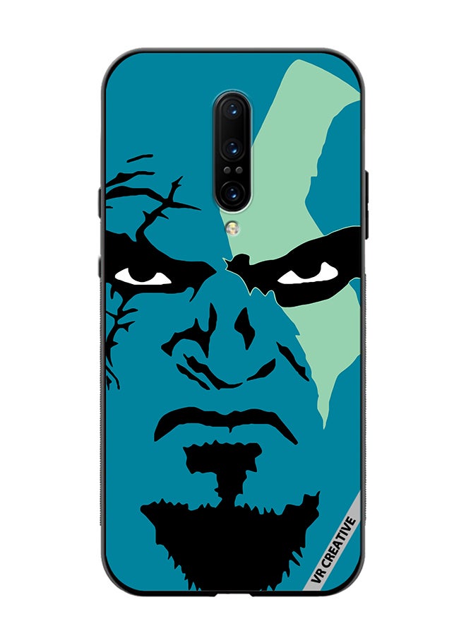 VR CREATIVE Protective Case Cover For OnePlus 7 Pro Face God Of War Design Multicolour - Image 1