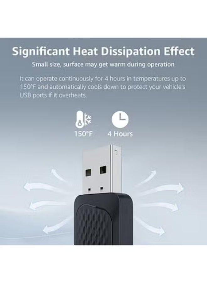 Mini Wireless Android Auto Adapter - Smallest Version Wired to Wireless Converter - Plug & Play for Android 11+ & Cars 2016 to Present - Image 3