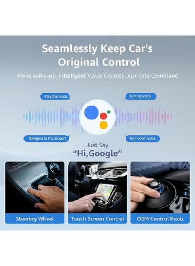 Mini Wireless Android Auto Adapter - Smallest Version Wired to Wireless Converter - Plug & Play for Android 11+ & Cars 2016 to Present - Image 5