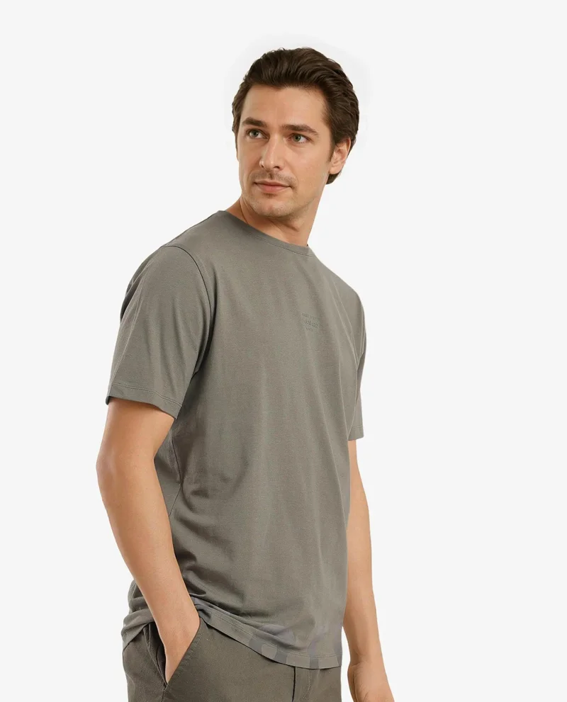 Rare Rabbit Men's Typography Print T-Shirt