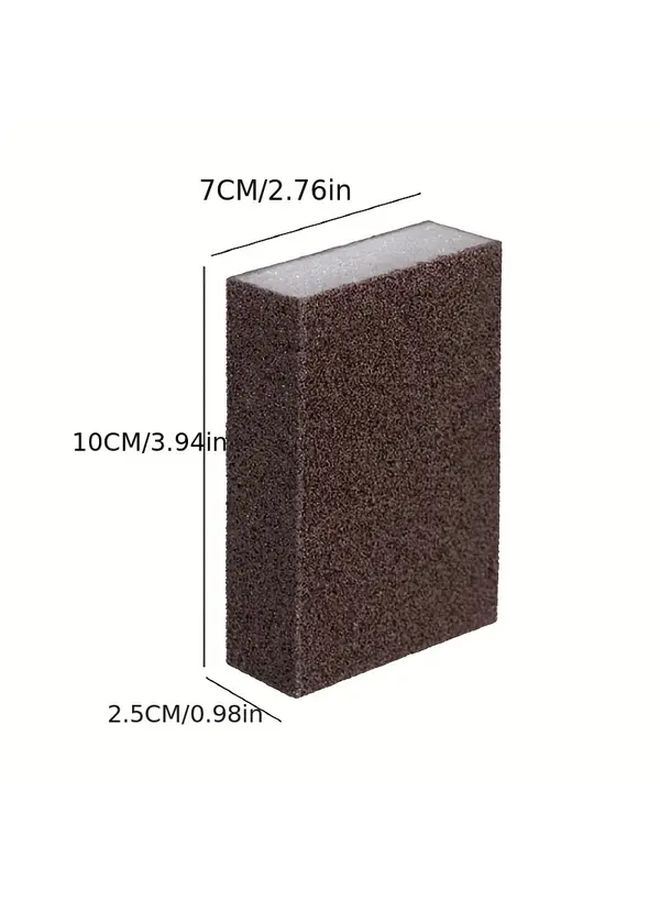 Brown Heavy Duty Grill Cleaning Sponges Non Abrasive Scrubbers - Image 3