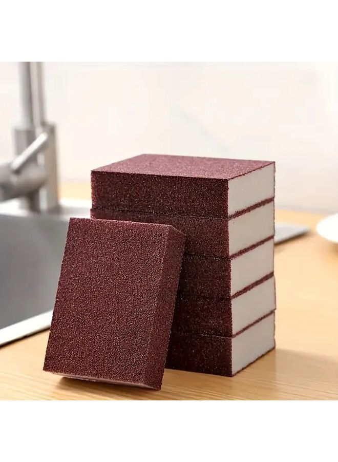 Brown Heavy Duty Grill Cleaning Sponges Non Abrasive Scrubbers - Image 1
