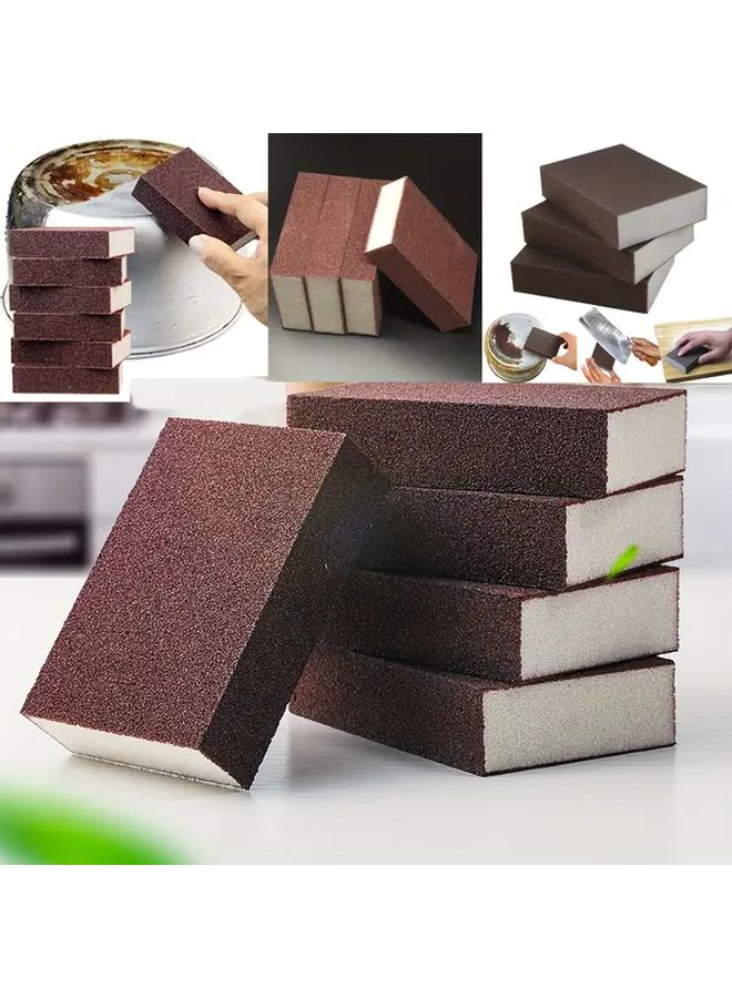 Brown Heavy Duty Grill Cleaning Sponges Non Abrasive Scrubbers - Image 5