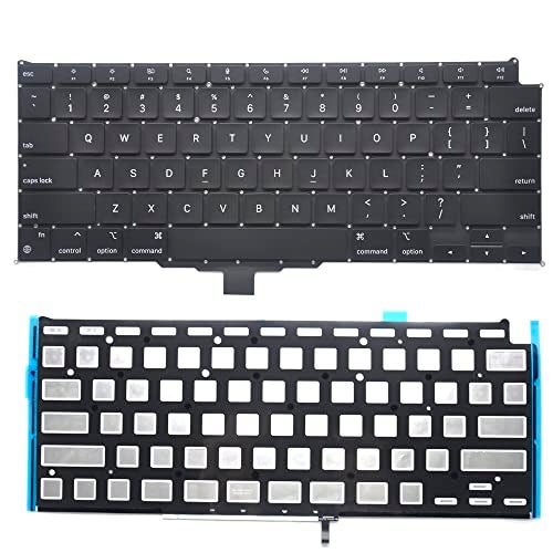 Pardarsey Replacement Backlight Backlit Keyboard Compatible with MacBook Air Retina 13" M1 A2337 Late 2020 Year US Layout+Keyboard Screws+Screwdriver - Image 2