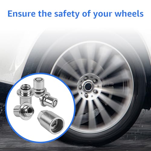 Sousery 00276-00900 Wheel Lock Lug Nuts Set,M12x1.5 Anti-Theft Locking Lug Nuts for 2001-2025 Toyota Camry Lexus Avalon C-HR Celica Highlander Corolla Matrix Mirai MR2 Sienna Solara Tacoma Venza RAV4 Yaris - Image 2