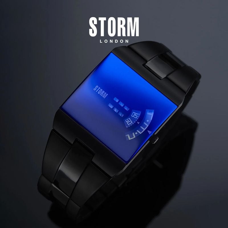 ستورم ساعة STORM بريطانية المستوردة NEW REMI SQ للرجال بقرص دوار ومرآة ليزرية - Image 4