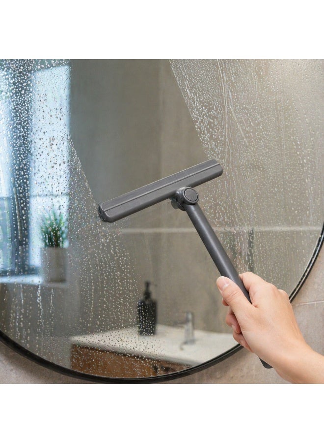 AquaSwipe Flex Pivoting Window Squeegee 27cm – Streak-Free Shower Glass Cleaner, Rubber Blade for Bathroom, Tiles, Mirror & Car Windshield, Ergonomic Handle Multi-Surface Cleaning Tool Viper - Image 2