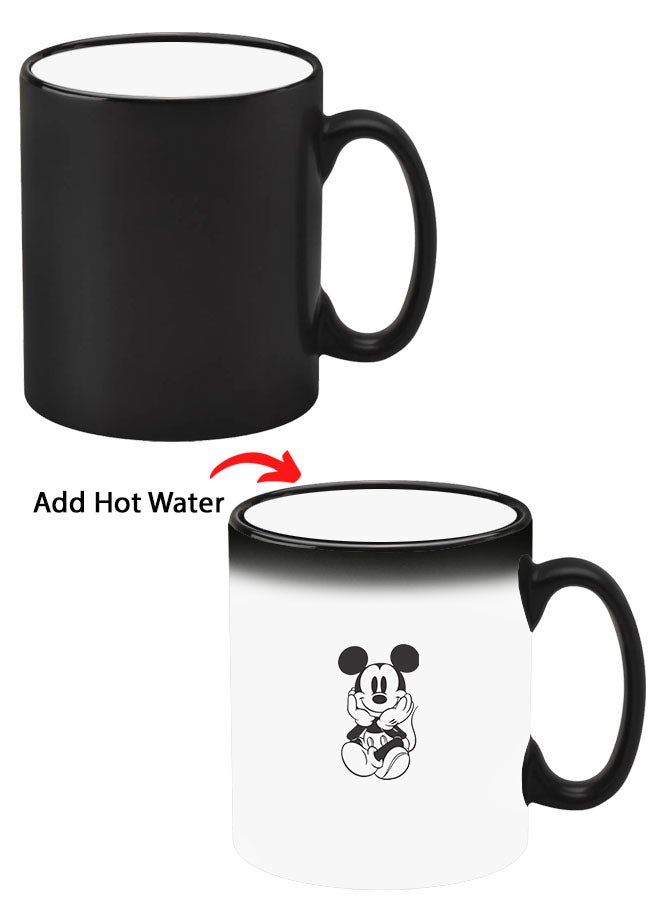 Theodor Colour Changing Heat Sensitive Magic Mug - Add Hot Tea or Coffee Mickey Sitting For Home Office Gift Kids Men Women  - Image 1