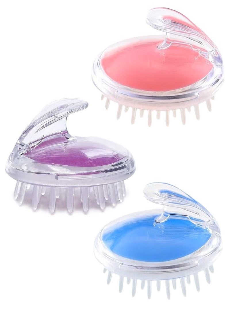 Generic Shawer Silicone Hair Brush Shampoo Scalp Massager - 1 Pcs  - Image 2