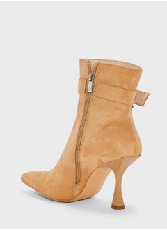 ELLA Jewelled High Heel Point Toe Boots  - Image 3