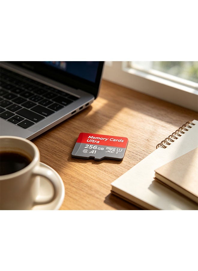 256GB high-end storage card, microSDXC type, supports full HD video, suitable for smartphones, dashcam, action cameras and surveillance cameras. - Image 2