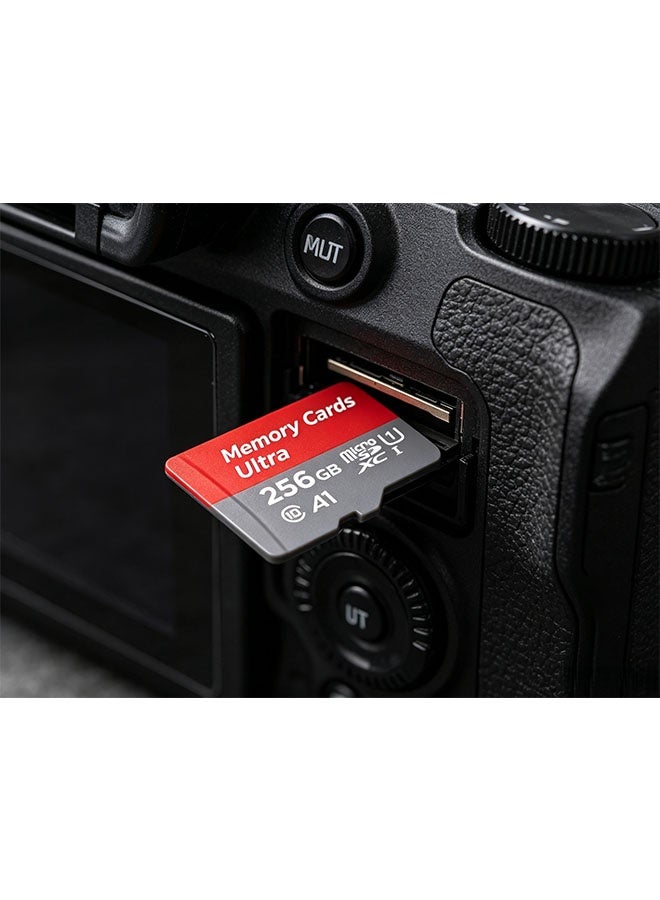 256GB high-end storage card, microSDXC type, supports full HD video, suitable for smartphones, dashcam, action cameras and surveillance cameras. - Image 4