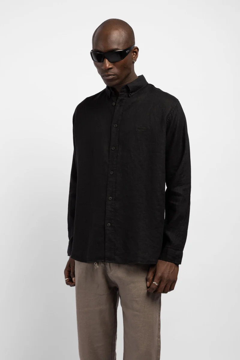 Catch C Detailed Linen Shirt