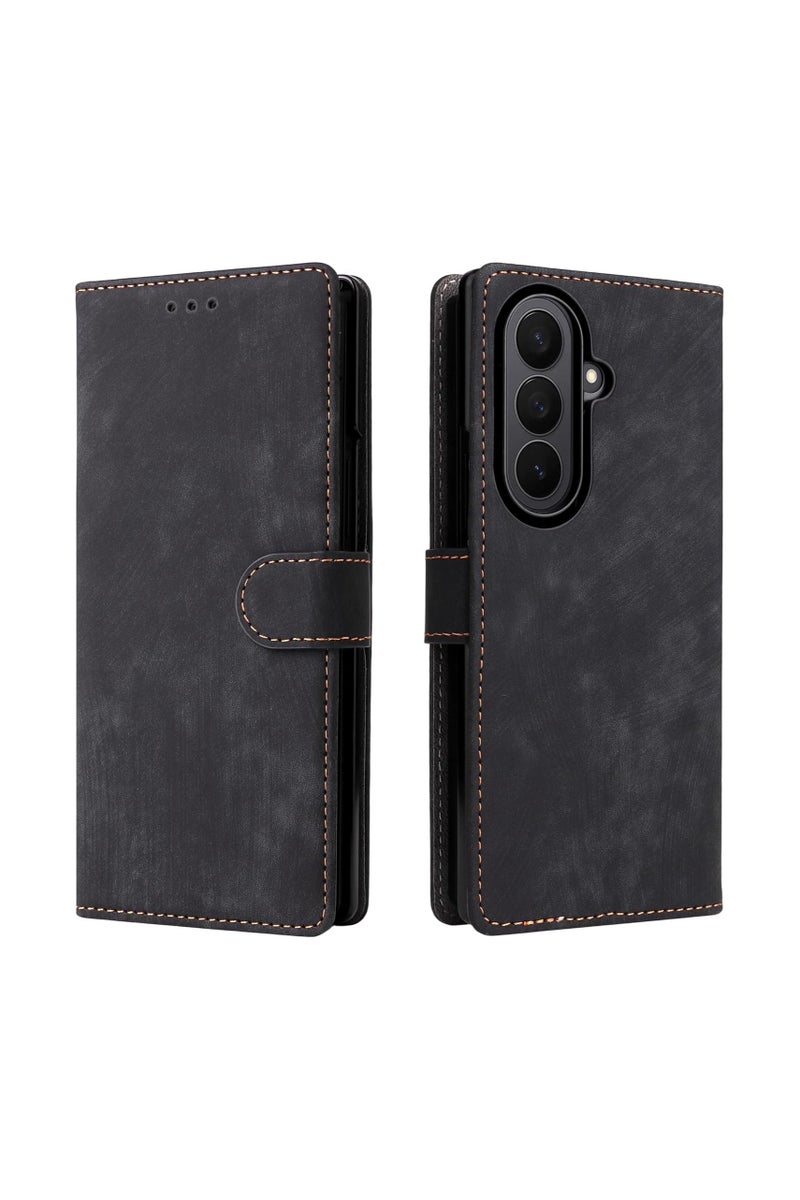 general Wallet-style protective case for Samsung Galaxy Z Fold7, with 【credit card holder】 【RFID shielding】, PU leather flip cover protective case for Samsung Galaxy Z Fold7 - Image 1