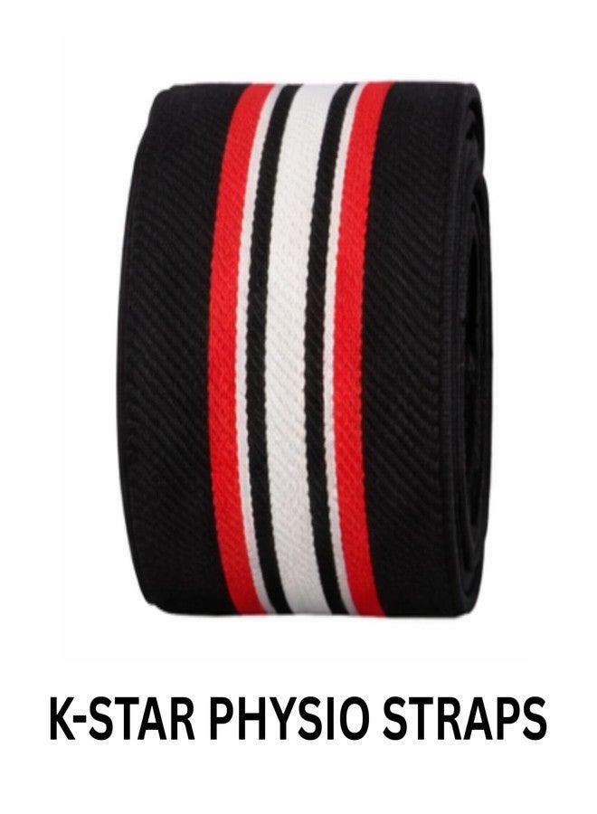 K-Star KESR Physio Straps/Band/Belt - Red Set of 3 Pcs | Resistance Exercise Bands for Physiotherapy, Stretching & Rehabilitation Training - Image 2