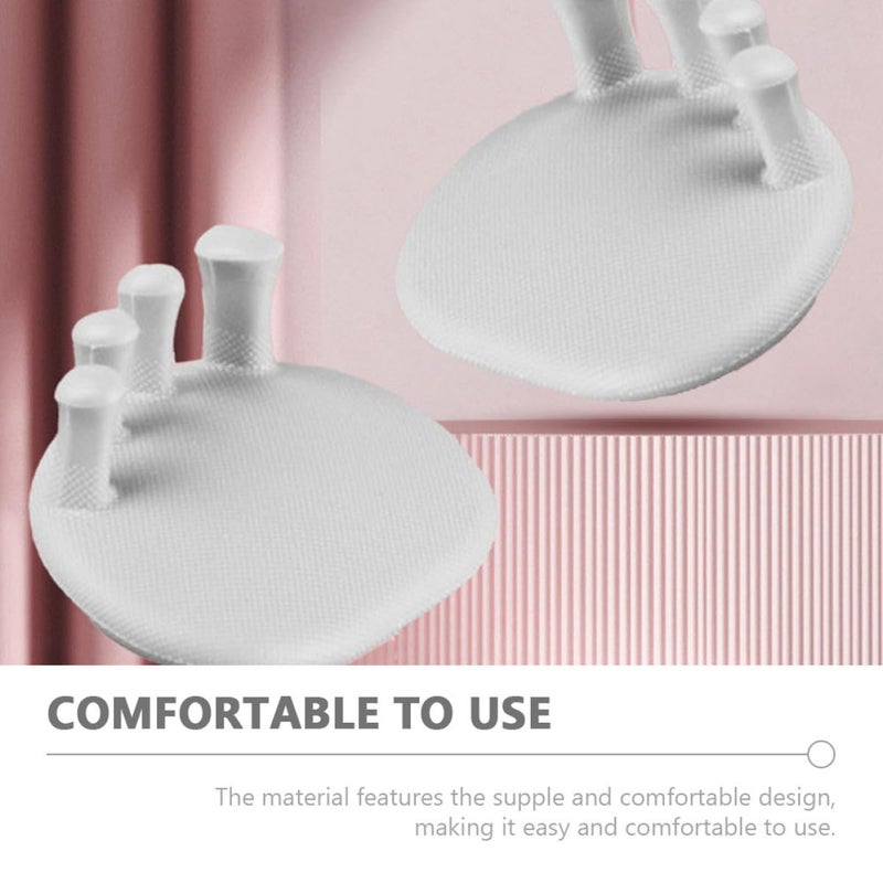 Bunion Toe Corrector Pair with Tpr Toe Straightener and Valgus Foot Orthotic for Foot Alignment and Calf Training White - Image 3