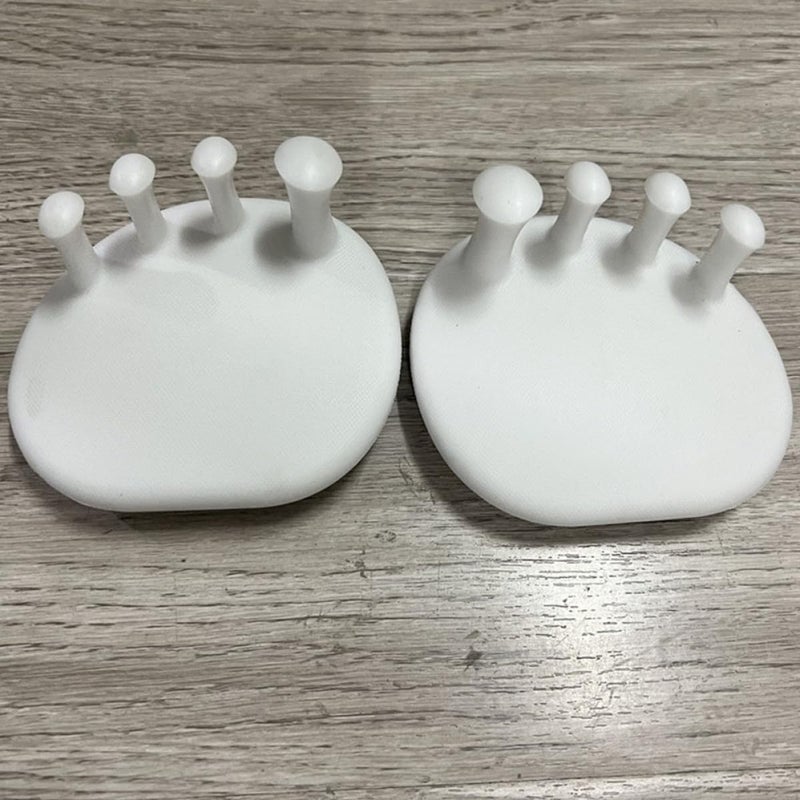 Bunion Toe Corrector Pair with Tpr Toe Straightener and Valgus Foot Orthotic for Foot Alignment and Calf Training White - Image 4