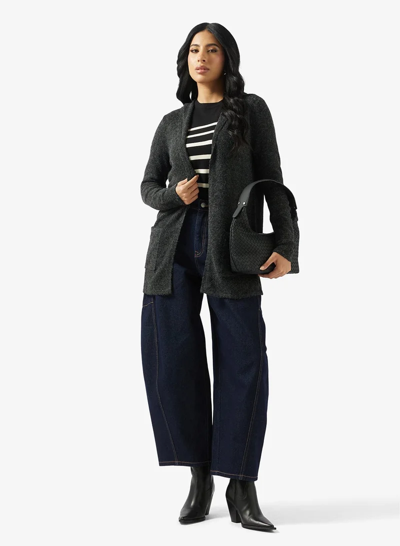 Vero Moda  Doffy Long Sleeve Open Hood Cardigan for Women | Best Price UAE