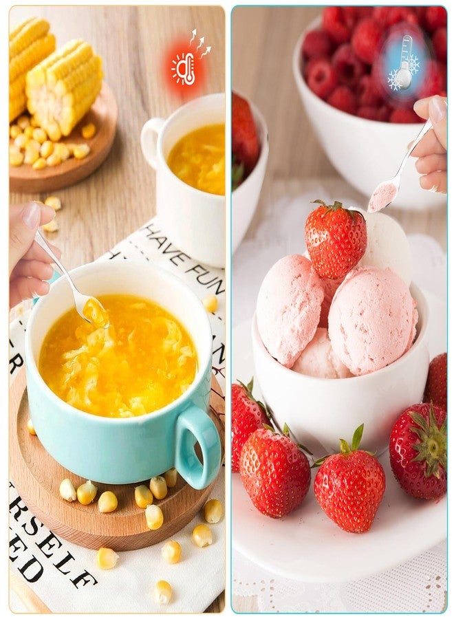 BOSMIOW 400 Pieces Clear Mini Disposable Tasting Spoons,3.7 Inch Small Serving Spoon,Tiny Plastic Utensils for Jelly Pudding Yogurt Ice Cream Desert Cake Appetizer - Image 3