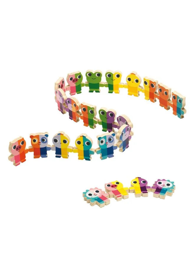 DJECO Domino Up Wooden Game