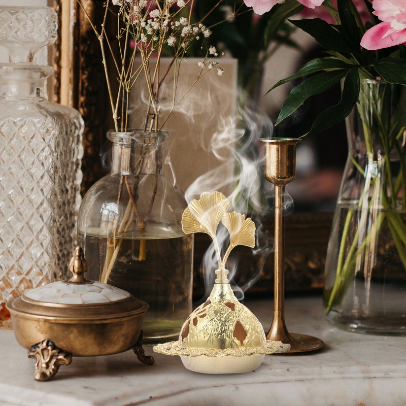 🏠 بخور بتصميم أنيق قديم مع غطاء للاستخدام المنزلي aromatherapy - Image 3