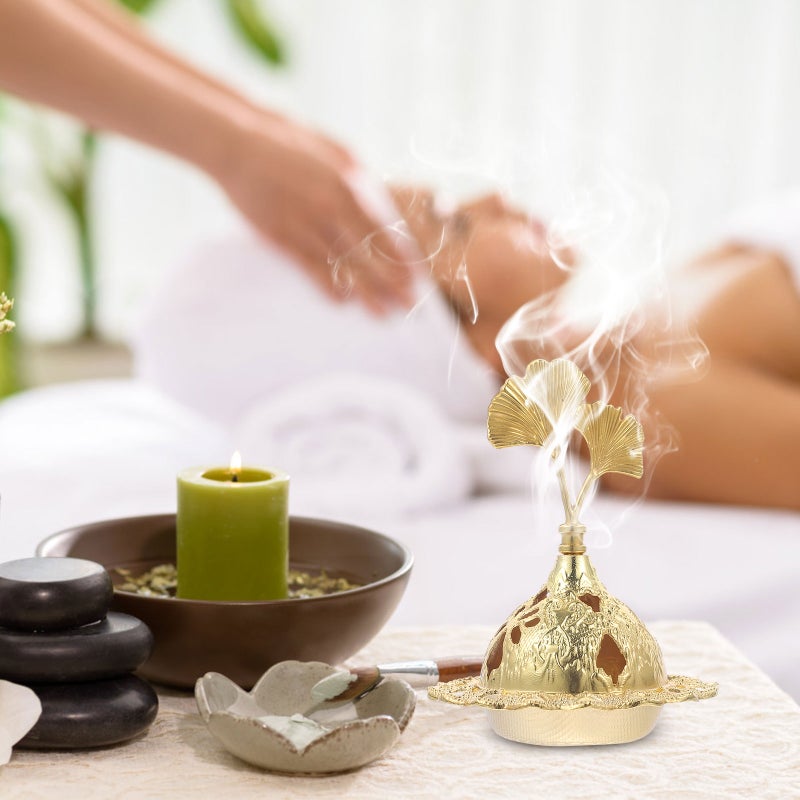 🏠 بخور بتصميم أنيق قديم مع غطاء للاستخدام المنزلي aromatherapy - Image 4