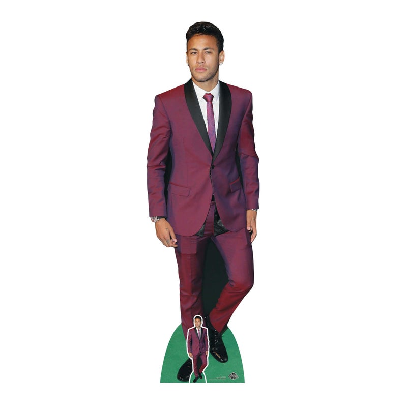 Neymar Lifesize Cardboard Cutout With Free Mini Table Top Cut Out