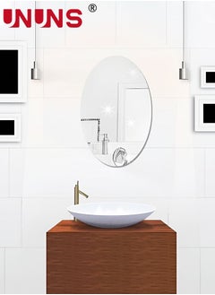 UNUNS Acrylic Mirrors,Self Adhesive Non Glass Wall Mirror,For Home Wall Decor Wedding Decor 27x42cm  - Image 4