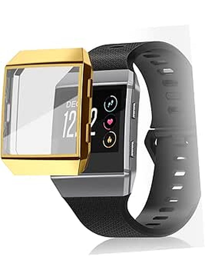 Gold Transparent TPU Protective Case For Watch Lightweight Scratch Cover - Image 1
