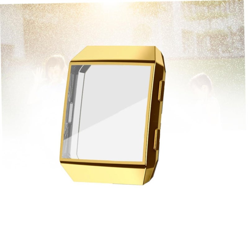 Gold Transparent TPU Protective Case For Watch Lightweight Scratch Cover - Image 4