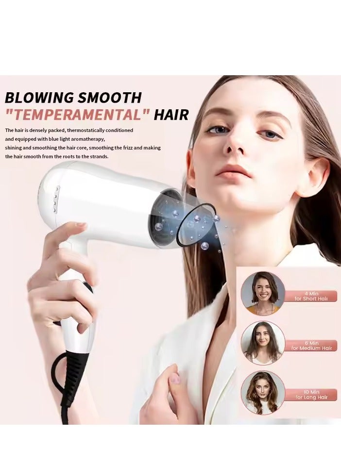 WTZEZO Foldable 1800W Hair Dryer – Ionic, Fast Drying, Frizz Control, Travel-Friendly - Image 3