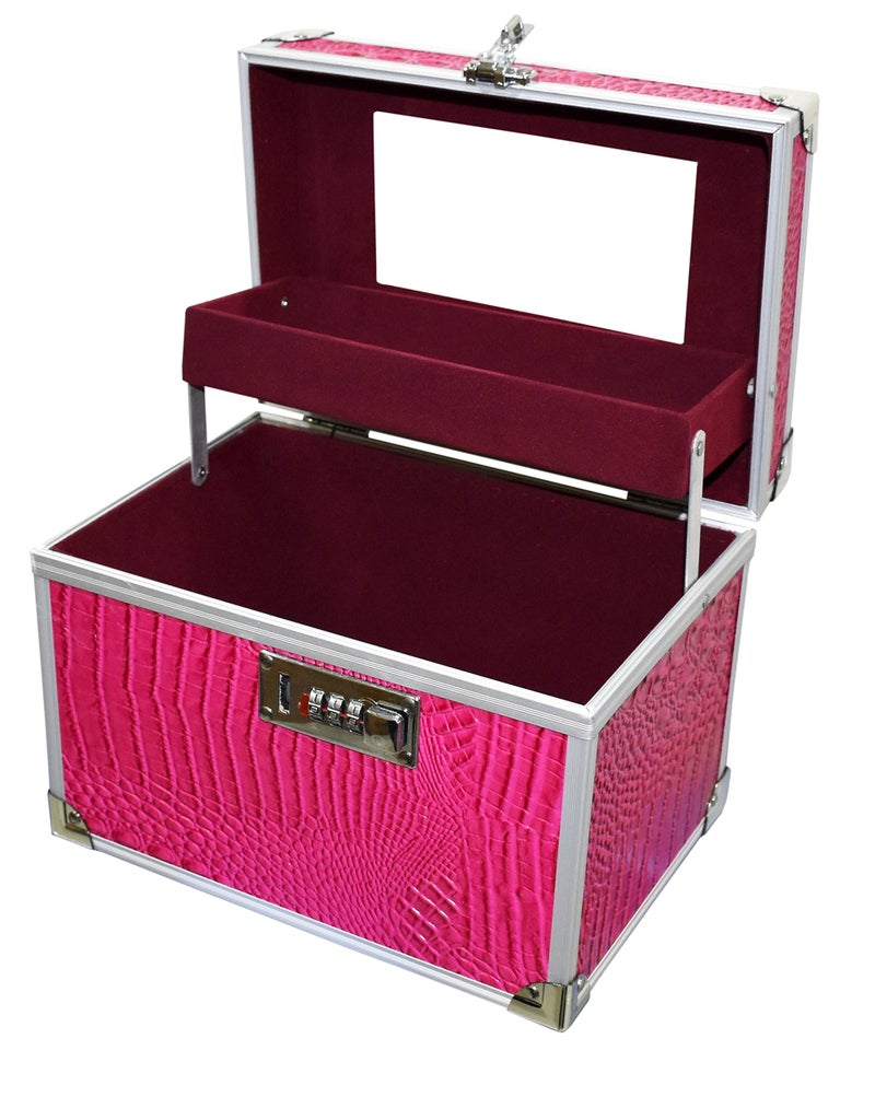 Pride Star Elegant to Store Cosmetics Vanity Box - Pink - Image 2
