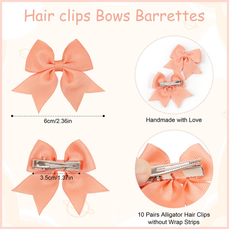 JOYOYO 60Pcs Baby Bows Alligator Hair Clips in 30 Pastel Colors, Barrettes and Bows for Baby Girls,Toddlers,Kids - Image 2